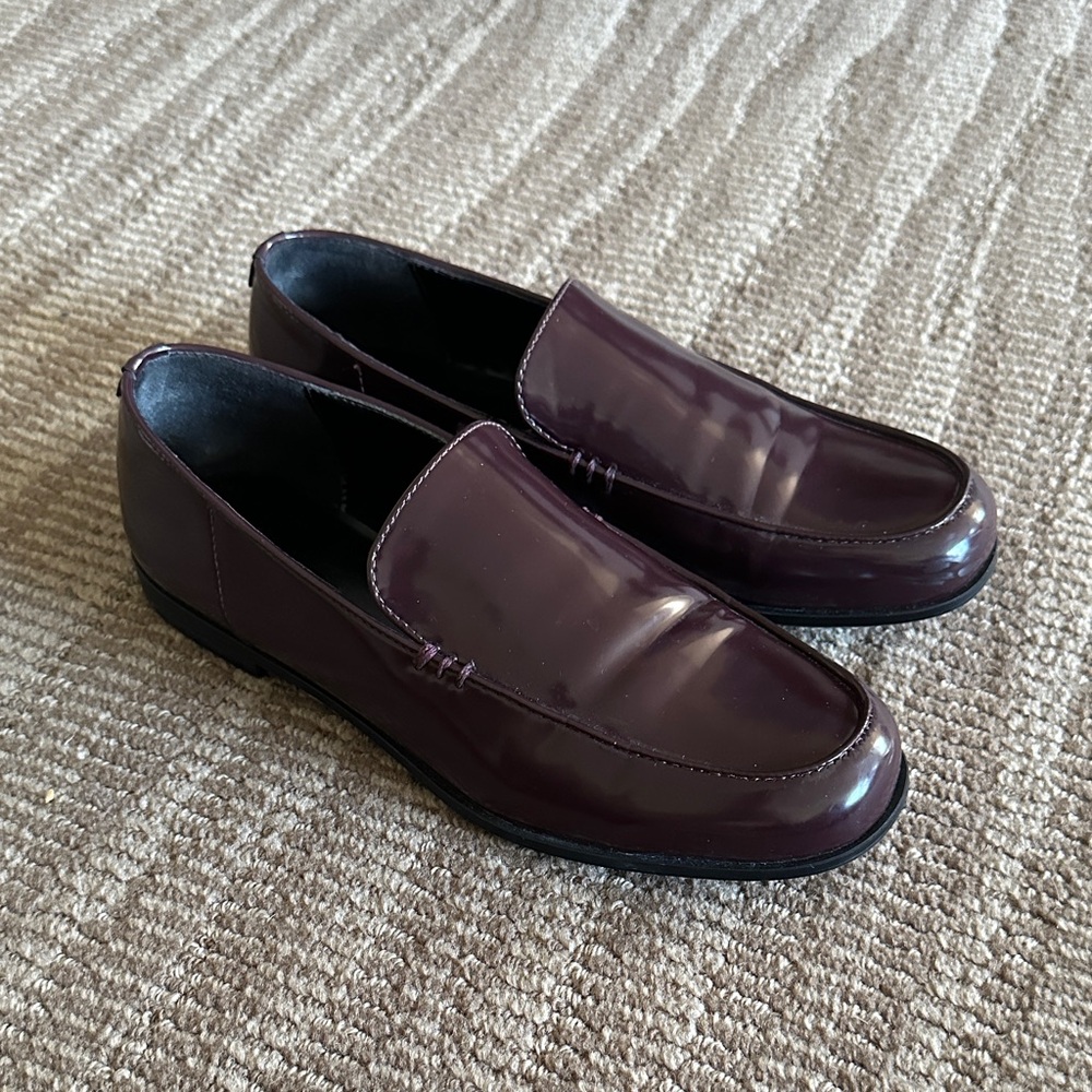Women’s Zara Burgundy Loafers